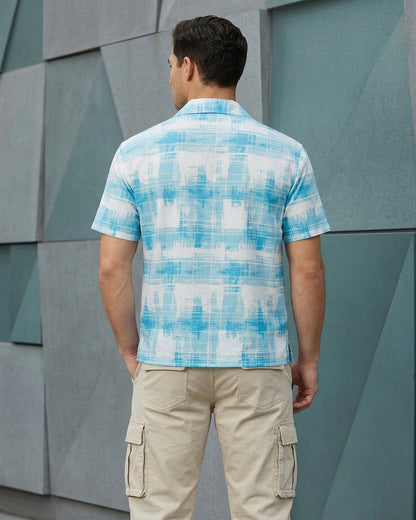 Aegean Plaid Cuban Shirt
