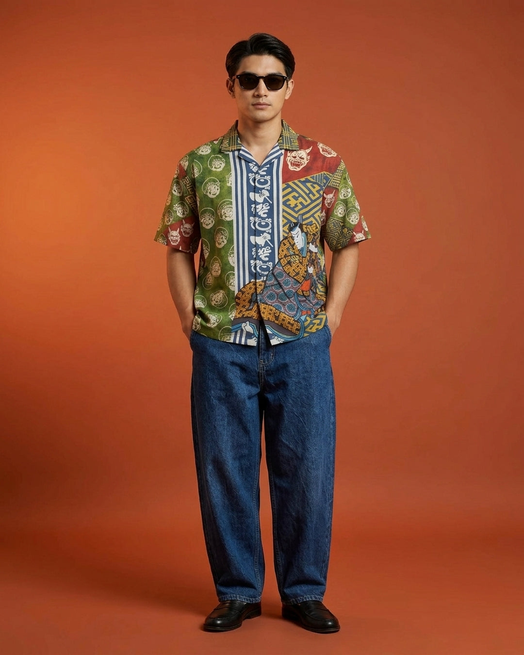 Green Tropic Floral Shirt