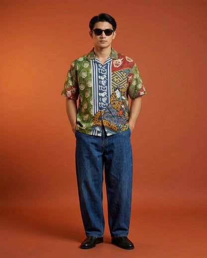 Green Tropic Floral Shirt