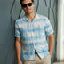 Aegean Plaid Cuban Shirt