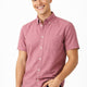 Premium Oxford Casual Half Shirt Raspberry Red