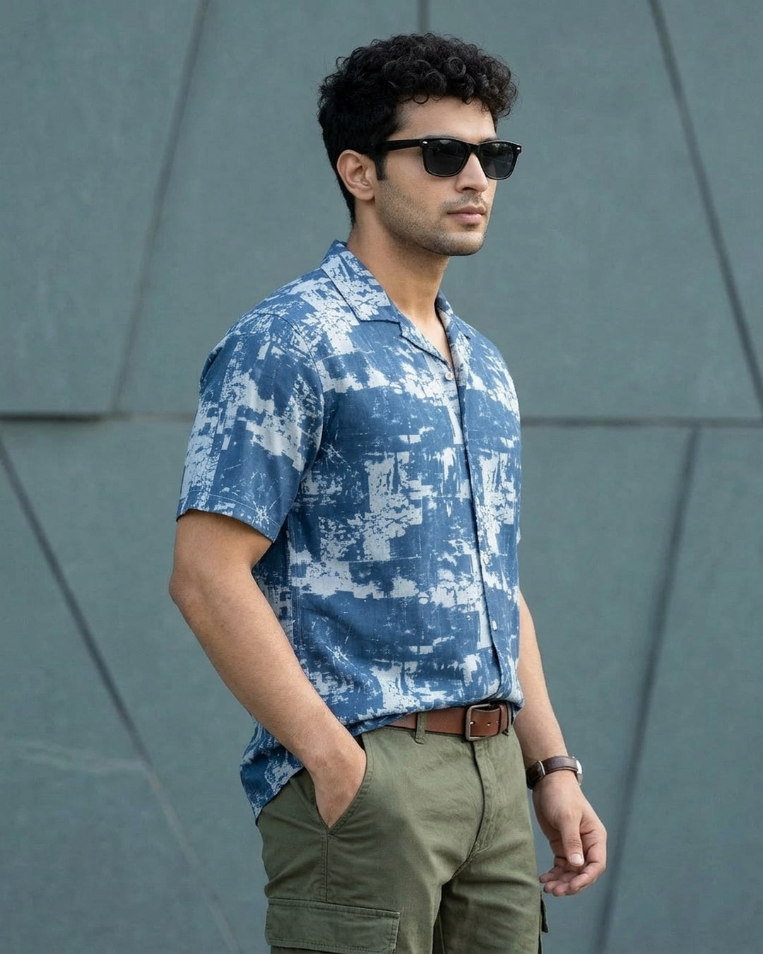 Indigo Mist Camp Shirt
