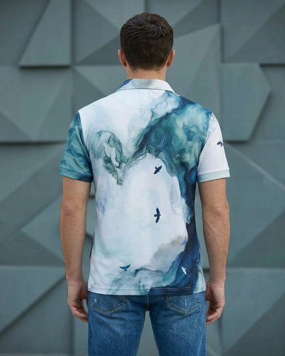 Skybound Marble Polo