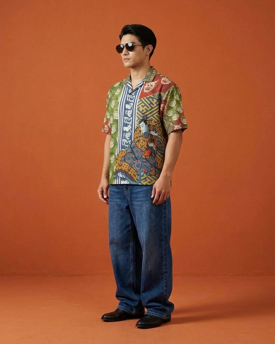 Green Tropic Floral Shirt
