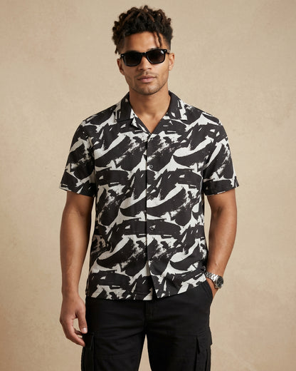 Wildwood Toile Camp Shirt