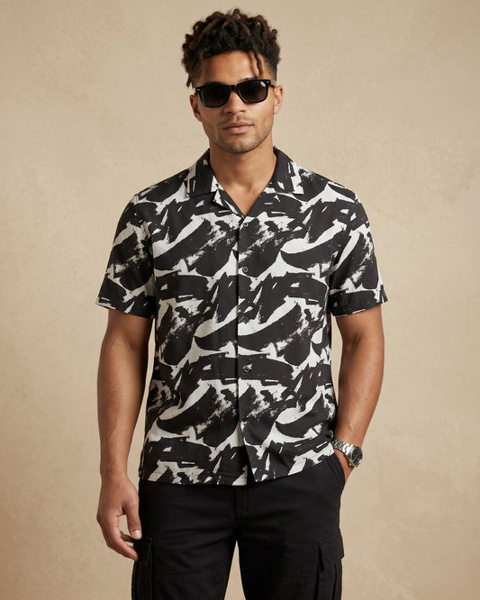 Wildwood Toile Camp Shirt