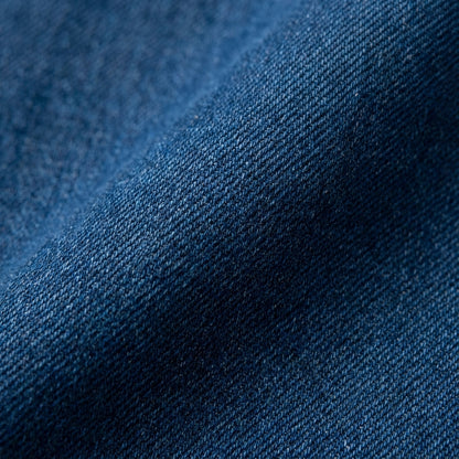 Sophisticated Denim Panel Midi Dress Deep Navy & Slate | Cool Bee