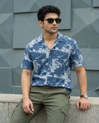 Indigo Mist Camp Shirt