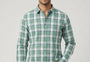 Highland Olive Windowpane  Check Shirt
