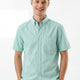 Premium Oxford Casual Half Shirt Sea Green