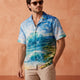 Cosmic Coastline Printed Shirt