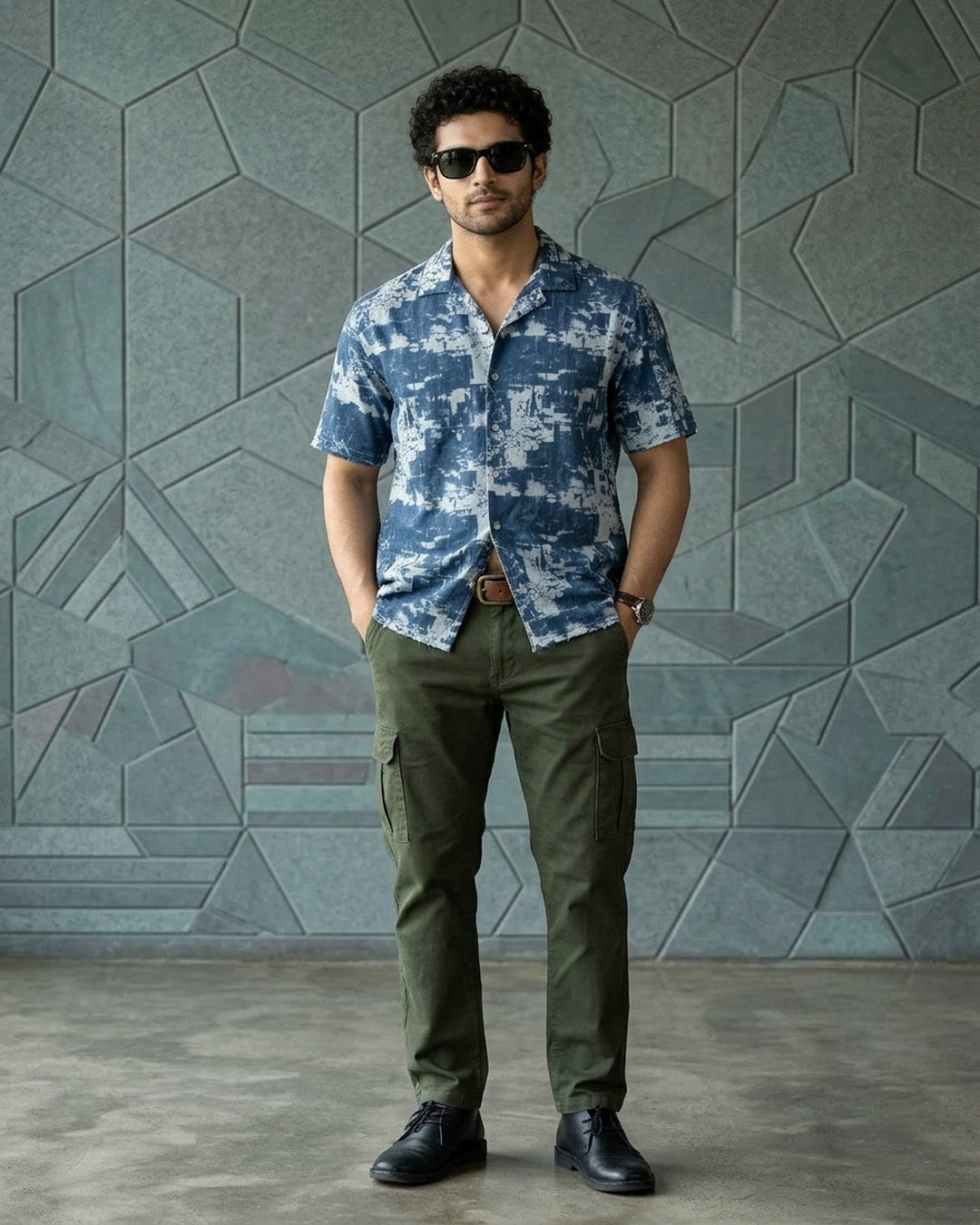 Indigo Mist Camp Shirt