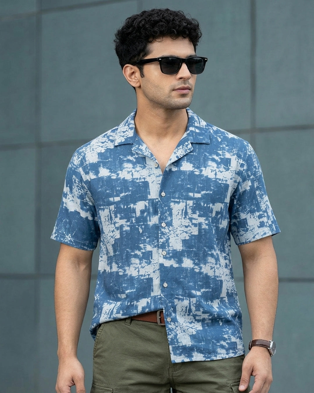 Indigo Mist Camp Shirt