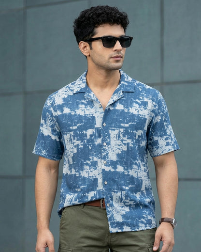 Indigo Mist Camp Shirt