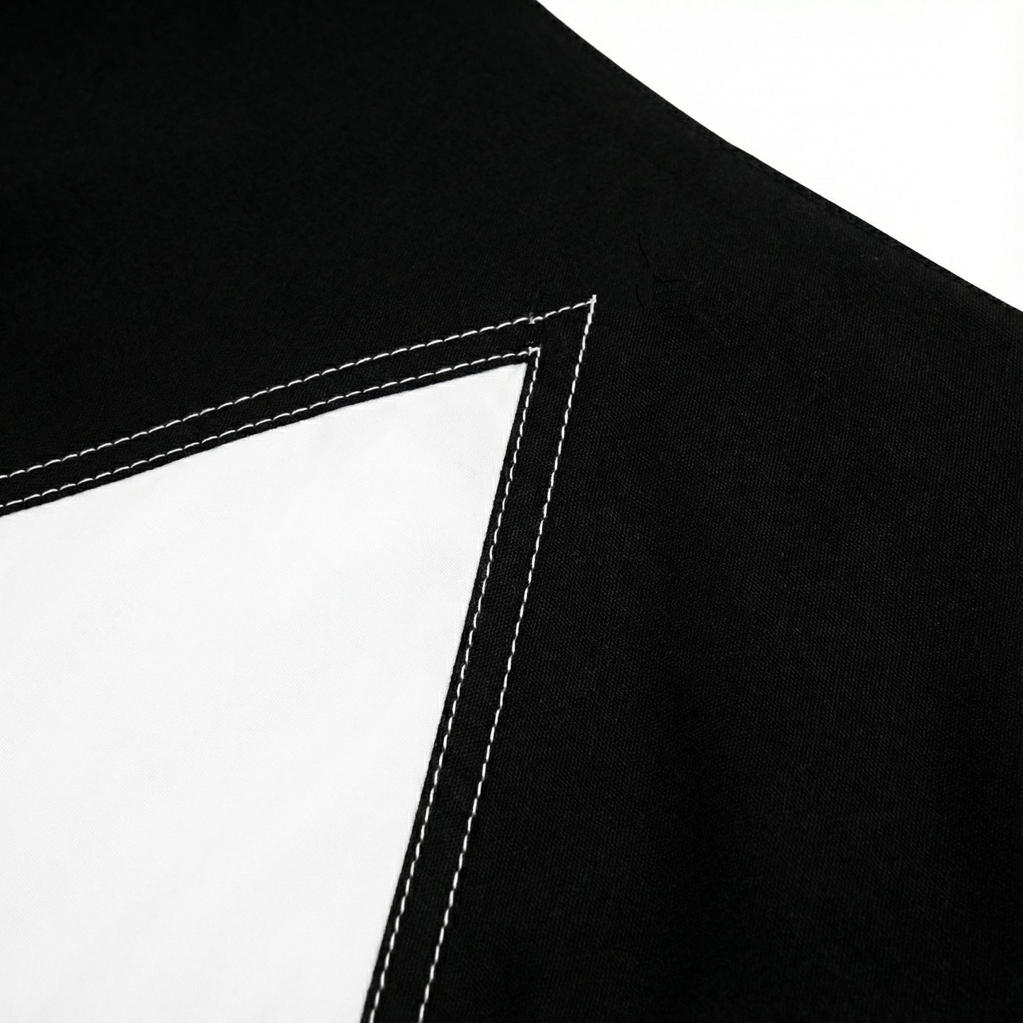 Monochrome Contrast-Panel Midi Dress Light Grey-White | Cool Bee