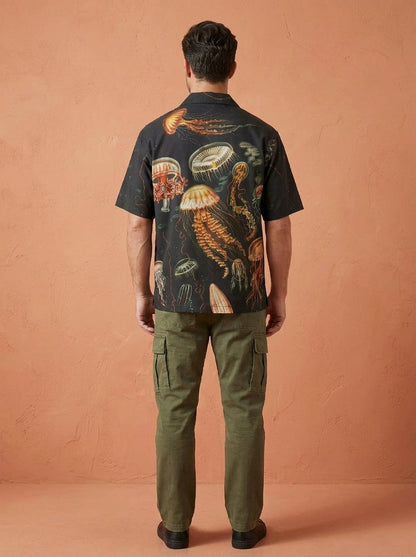 Cool Bee The Relaxed Resort Look Shirt for Men - Premium Mercerised Cotton Spread Collar Shirt India - Side View