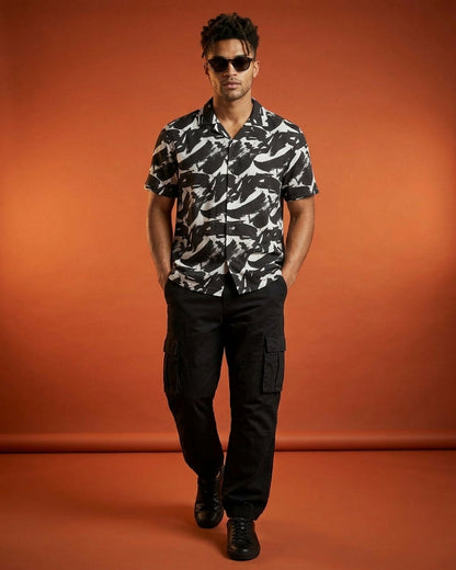 Wildwood Toile Camp Shirt