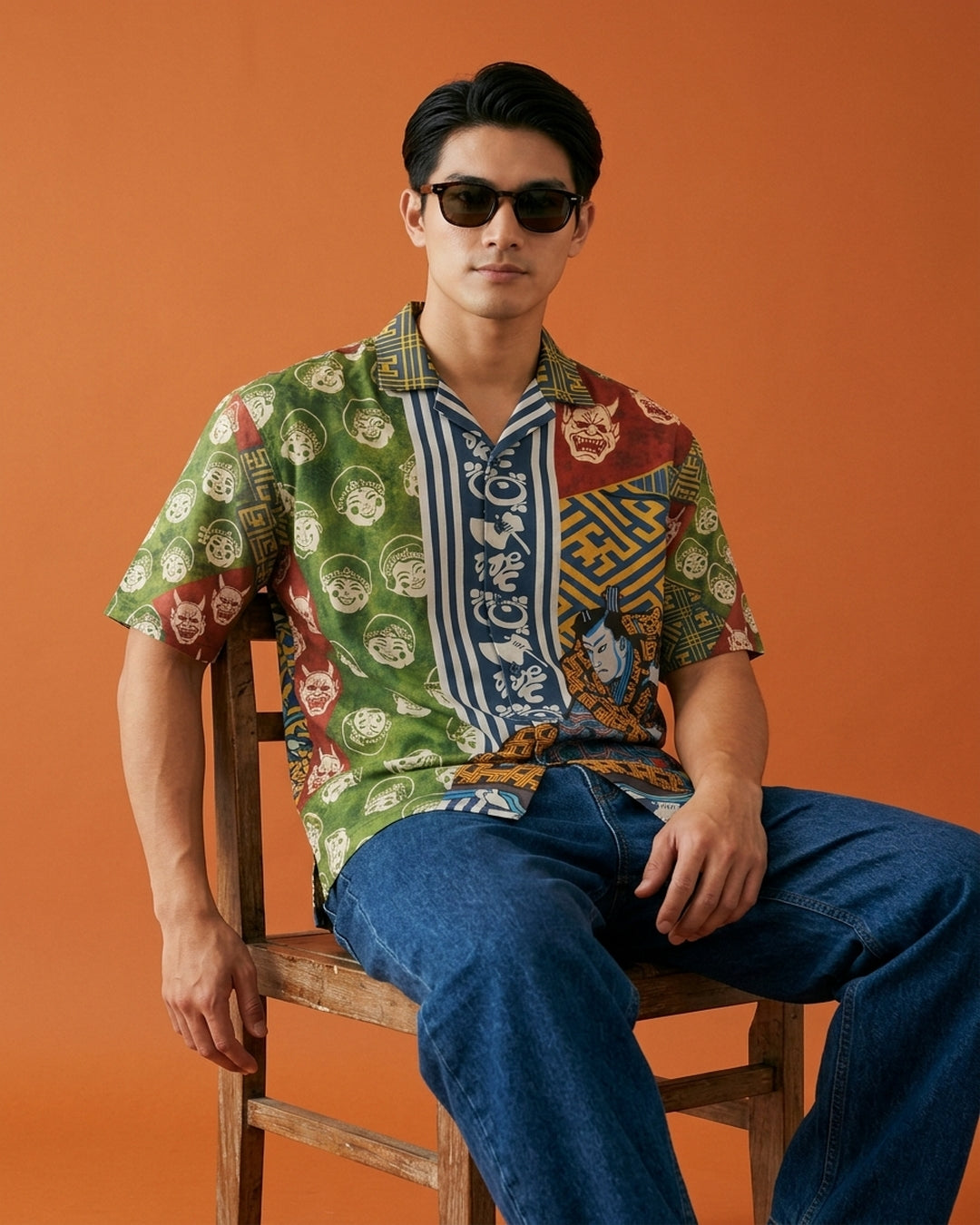 Green Tropic Floral Shirt