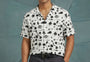 Stark Splatter Cuban Camp Shirt