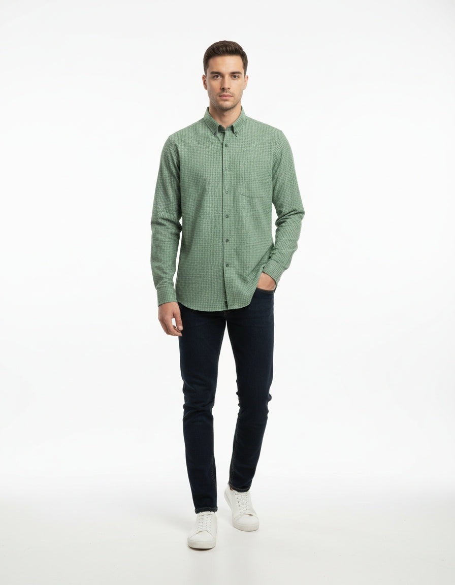 Men's Heritage Check Button-Down Shirt