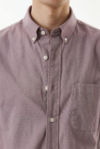 Premium Oxford Casual Half Shirt Maroon