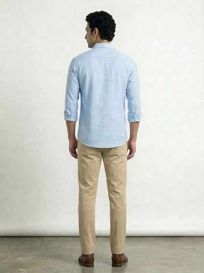 Casual Premium Oxford Shirt Blue