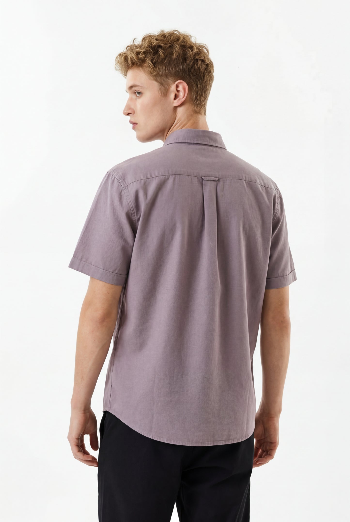 Premium Oxford Casual Half Shirt Maroon