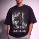 Silent Warior Anime Tee Black Men