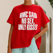 Red Kiss Statement Tee