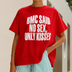 Red Kiss Statement Tee