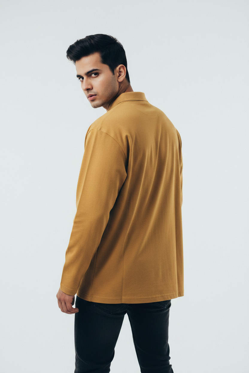 Back view over shoulder
