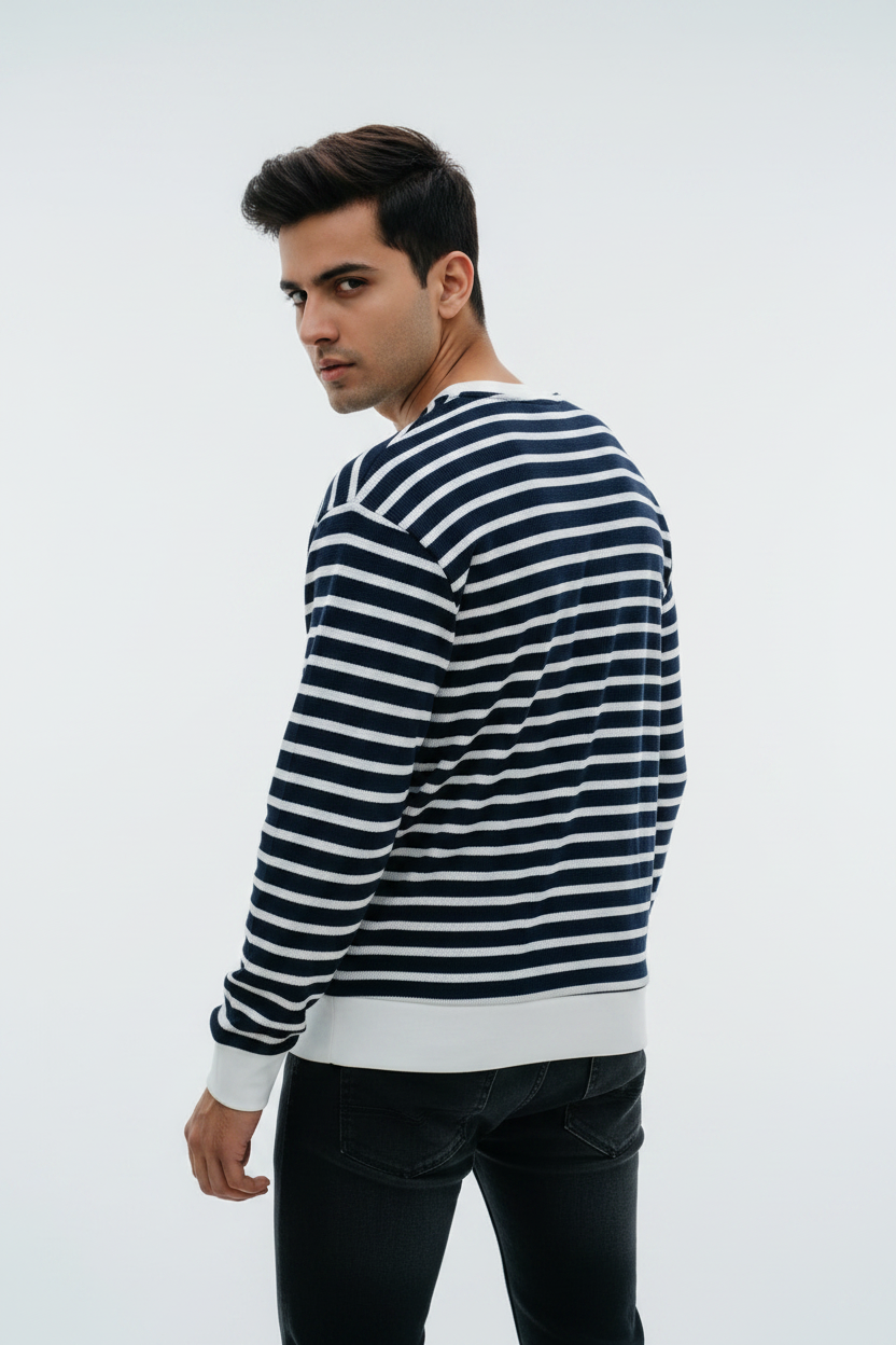Back view over shoulder