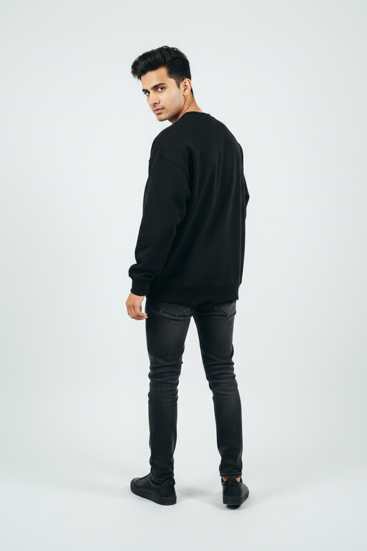 Back view over shoulder