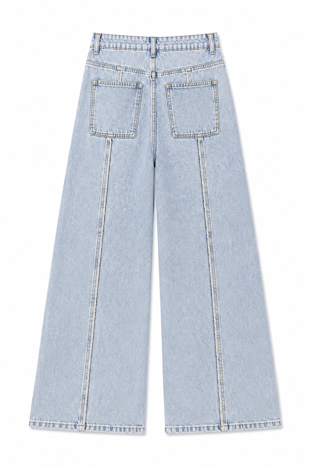 Ice Wash Panel Jeans – Coolbee Store, photo 2 of 7