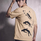 Orbital Drift Tee Beige