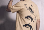 Orbital Drift Tee Beige