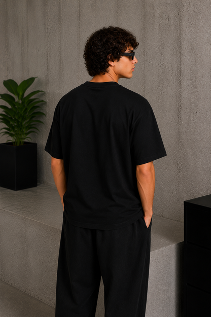 Don't Panic Tee Black