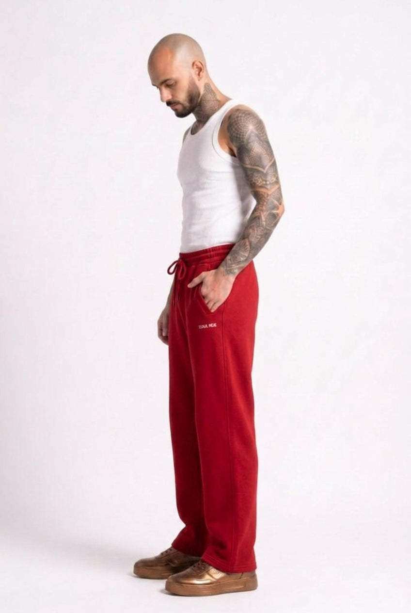 Cool Bee Joggers Red for Men - Joggers Casual Streetwear India - Lifestyle View