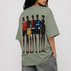 Matchday Abstract Tee Green