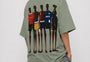 Matchday Abstract Tee Green
