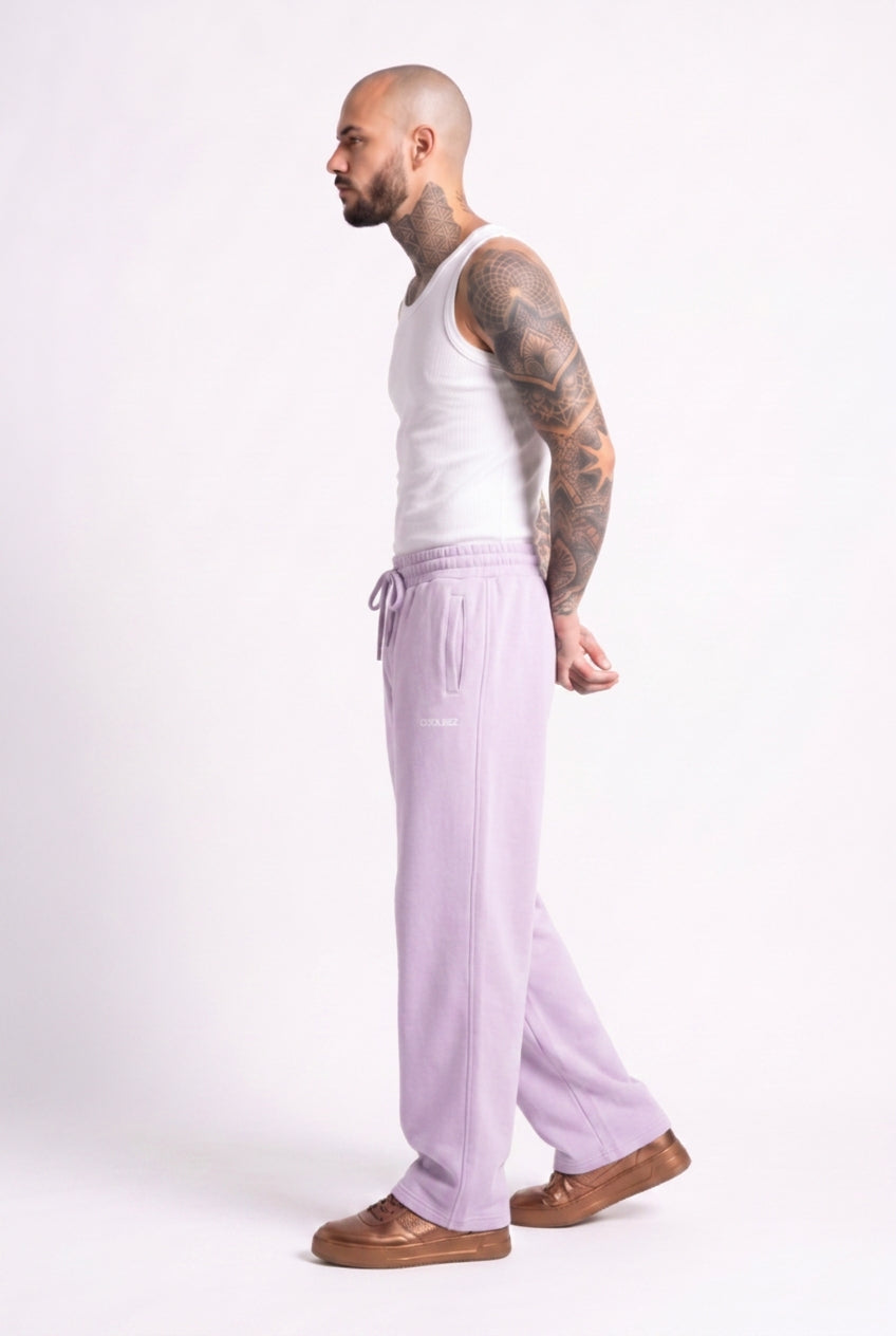 Cool Bee Joggers Lilac for Men - Lilac Joggers Casual Streetwear India - Lifestyle View