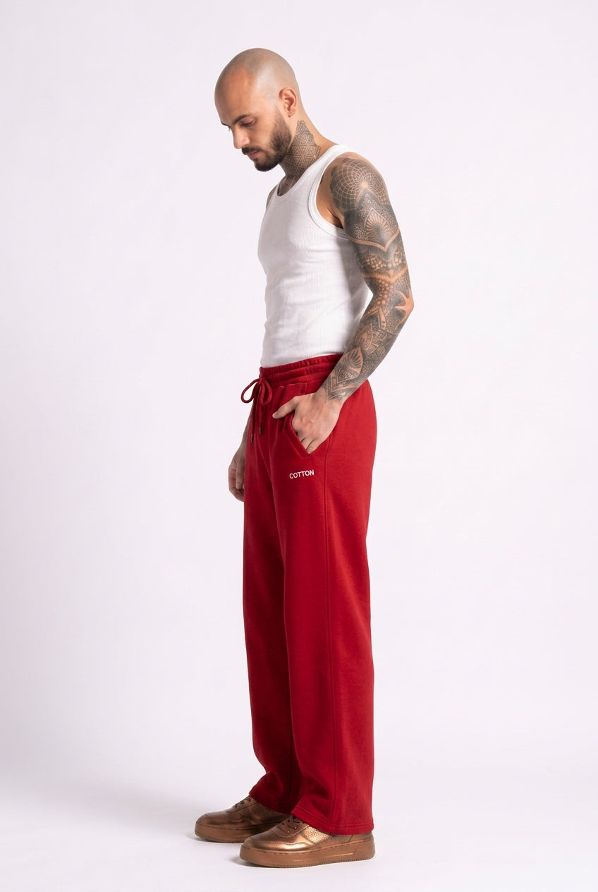 Cool Bee Joggers Red for Men - Joggers Casual Streetwear India - Lifestyle View