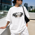 Realistic Graphic Tee White