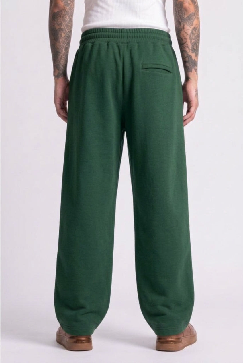 Cool Bee Joggers Forest Green for Men - Forest Green Joggers Casual Streetwear India - Back View