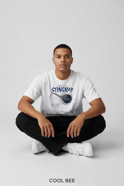 Stingray Tee White