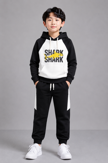 Coolbee Store Kids Boys Clothing Set - Black (KBAW25ST22) – front view