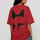 Perspective Graphic Tee Red