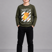 Kids Boys T-Shirt - Olive Green (KBAW25TR2)