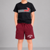 Kids Boys Shorts - Maroon (KB4WLS221)