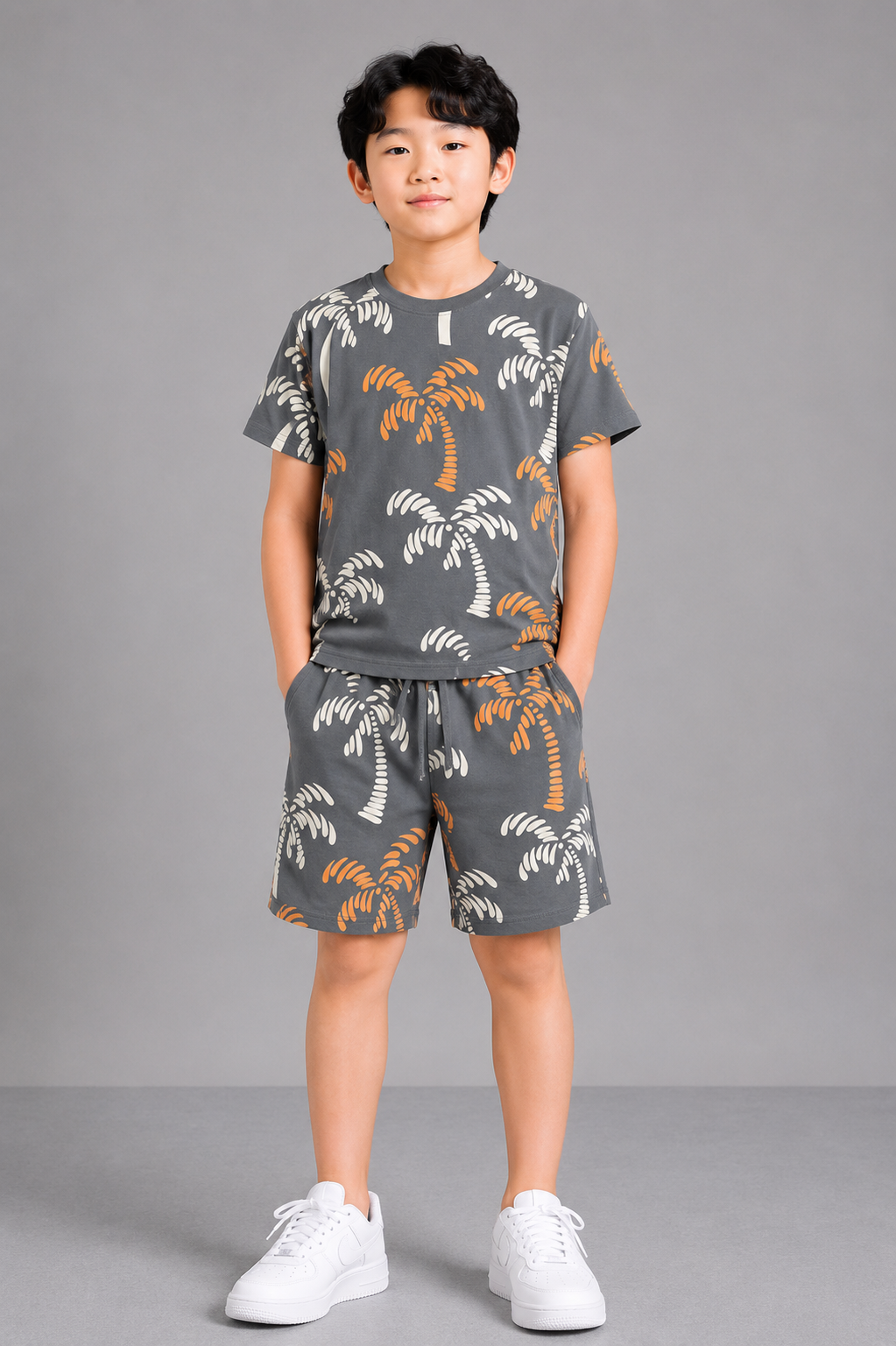 Coolbee Store Kids Boys Clothing Set - Multi (KBAW4COD6) – front view